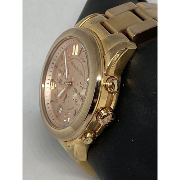 Michael Kors Mercer MK5727 Womens Stainless Steel Analog Dial Quartz Watch OP739 - Picture 4 of 12